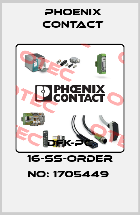 DFK-PC 16-SS-ORDER NO: 1705449  Phoenix Contact