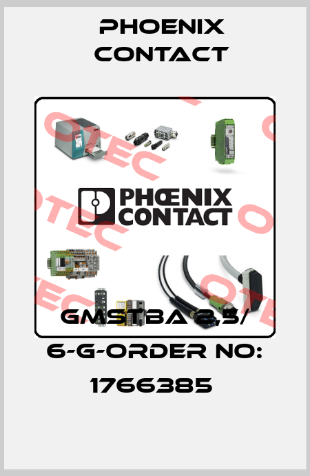 GMSTBA 2,5/ 6-G-ORDER NO: 1766385  Phoenix Contact