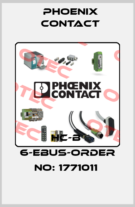 HC-B  6-EBUS-ORDER NO: 1771011  Phoenix Contact