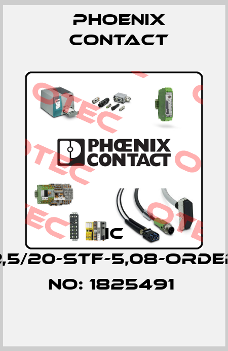 IC 2,5/20-STF-5,08-ORDER NO: 1825491  Phoenix Contact