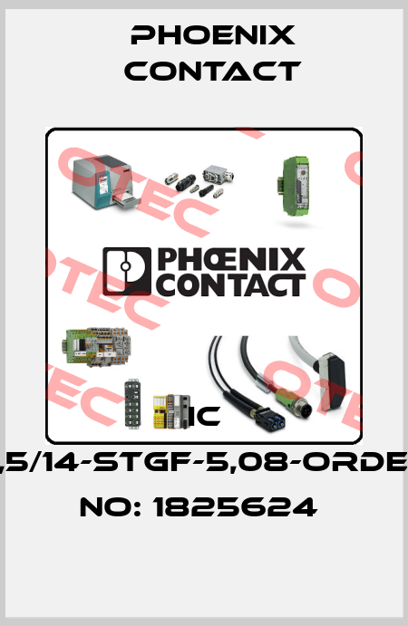 IC 2,5/14-STGF-5,08-ORDER NO: 1825624  Phoenix Contact
