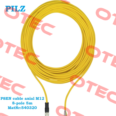 PSEN cable axial M12 8-pole 5m MatNr:540320 Pilz