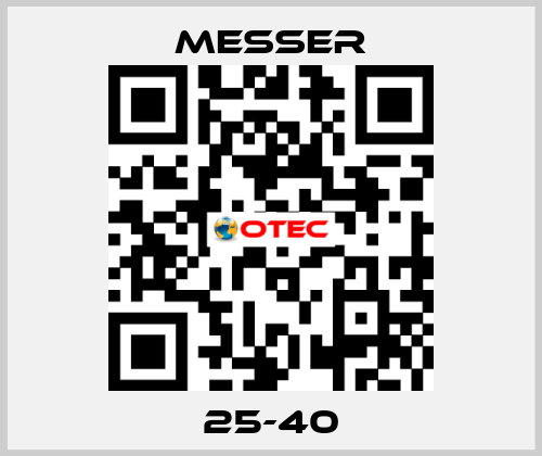 25-40 Messer