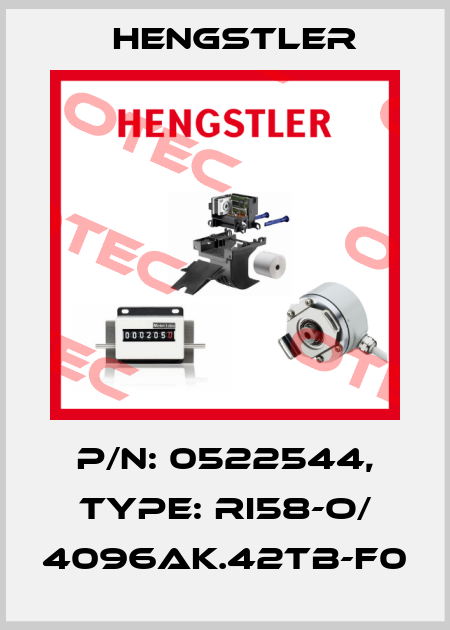 p/n: 0522544, Type: RI58-O/ 4096AK.42TB-F0 Hengstler