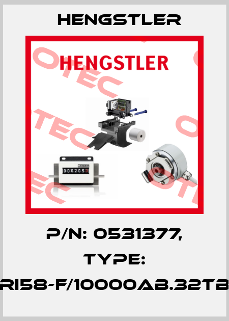 p/n: 0531377, Type: RI58-F/10000AB.32TB Hengstler