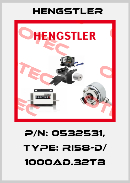 p/n: 0532531, Type: RI58-D/ 1000AD.32TB Hengstler