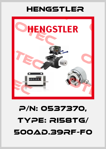p/n: 0537370, Type: RI58TG/ 500AD.39RF-F0 Hengstler