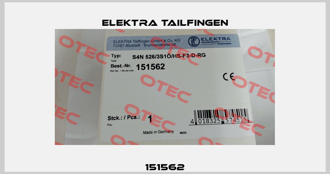 151562 Elektra Tailfingen