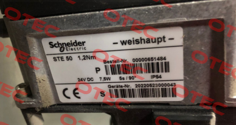 STE 50 Weishaupt