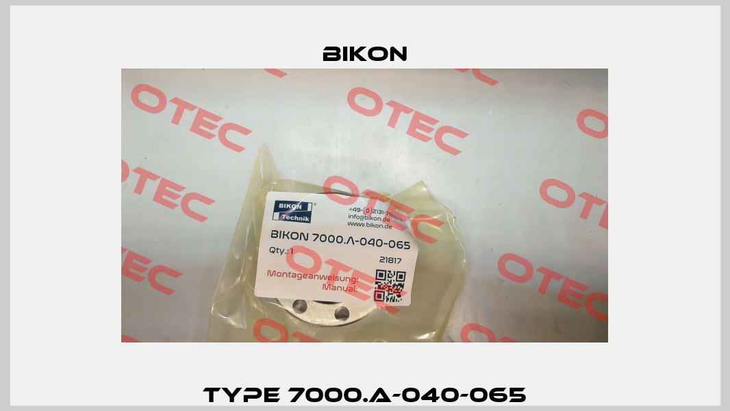 Type 7000.A-040-065 Bikon