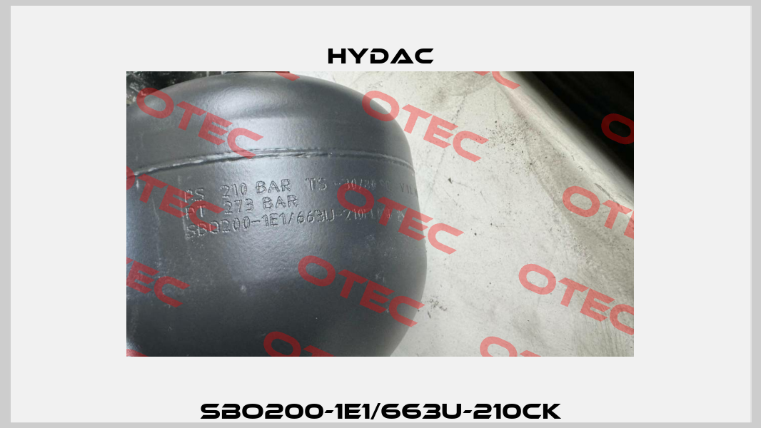 SBO200-1E1/663U-210CK Hydac