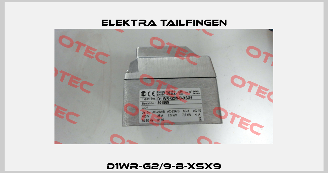 D1WR-G2/9-B-XSX9 Elektra Tailfingen
