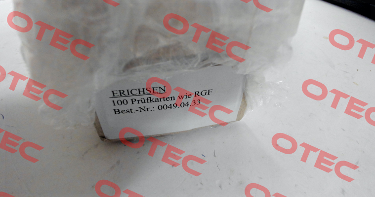 0049.04.33 (pack x100) Erichsen