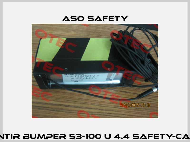 Art.No. 105209 SENTIR bumper 53-100 U 4.4 Safety-Car black / yellow  ASO SAFETY