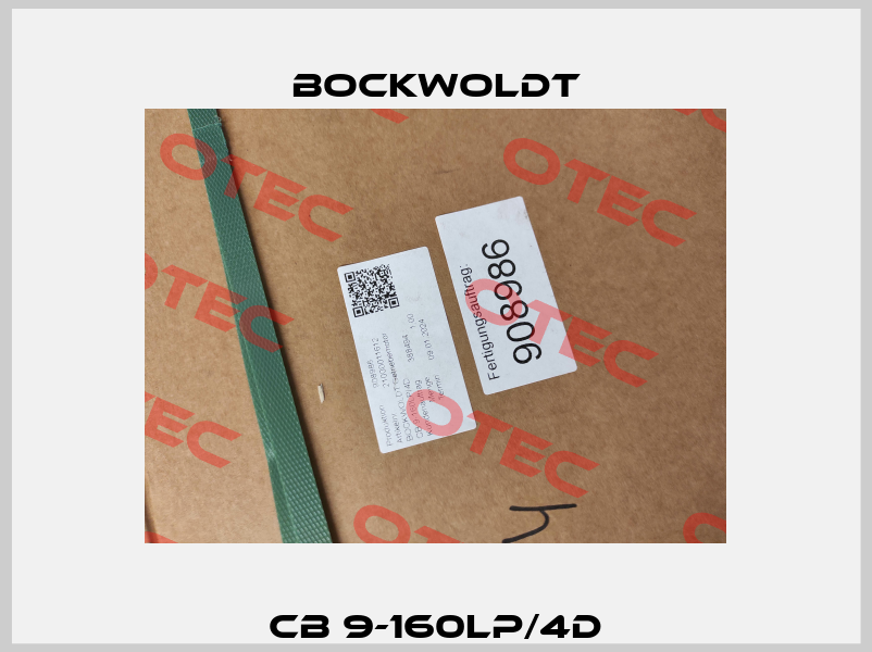 CB 9-160LP/4D Bockwoldt