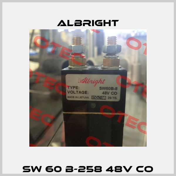 SW 60 B-258 48V CO Albright