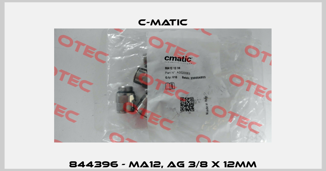 844396 - MA12, AG 3/8 x 12mm C-Matic