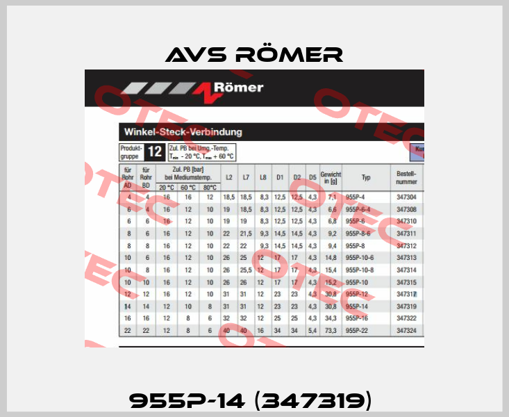 955P-14 (347319)  Avs Römer