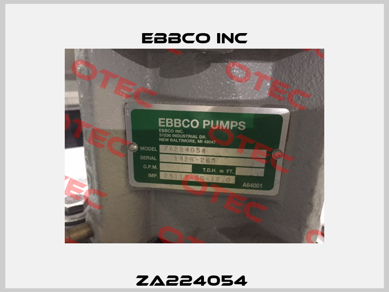 ZA224054  EBBCO Inc
