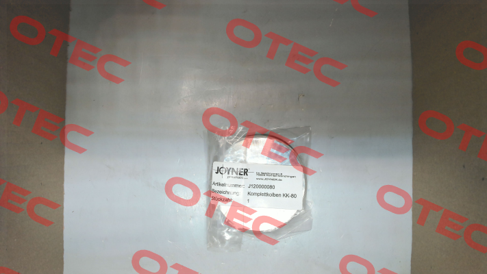 KK80 / J120000080 Joyner Pneumatic