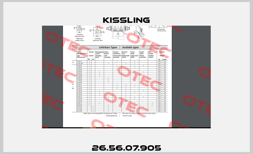 26.56.07.905 Kissling