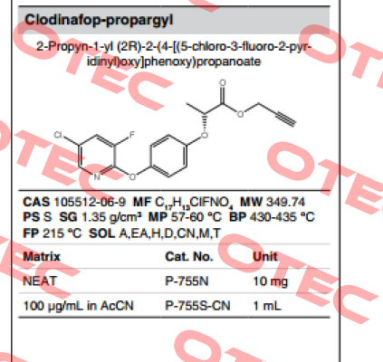 P-755N (chemical) 10 mg  AccuStandard