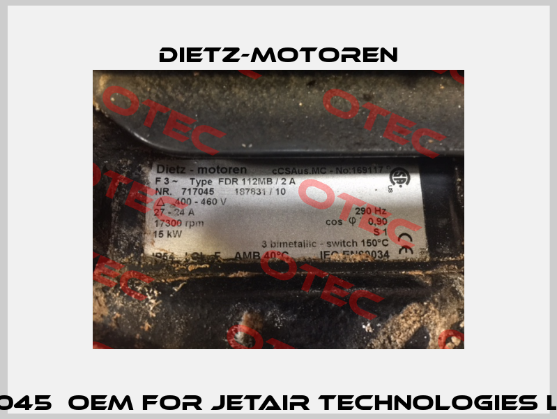 717045  OEM for JetAir Technologies LLC  Dietz-Motoren