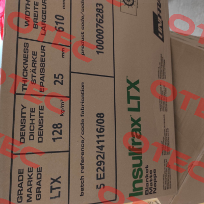 INSULFRAX LTX-MATTE, RG: 128 KG/M³ Unifrax