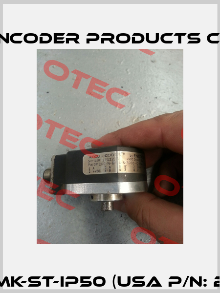 EU P/N: 260/3-B08-SF-5000-NC-HV-SMK-ST-IP50 (USA P/N: 260N514S-5000-Q-HV-1-SMK-SF-4-CE)   Encoder Products Co