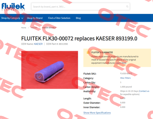 FLK30-00072 FLUITEK