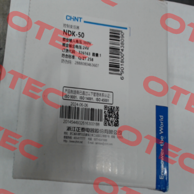 NDK-50 50VA 380/24 0.13A 50Hz Chint