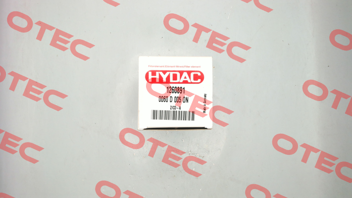 P/N: 1260891, Type: 0060 D 005 BN4HC Hydac