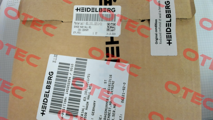 Sensor MAGN HALL REL Irion-Vosseler