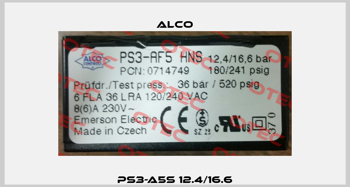 PS3-A5S 12.4/16.6 Alco