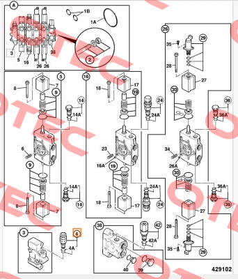 JCB Valve relief Husco