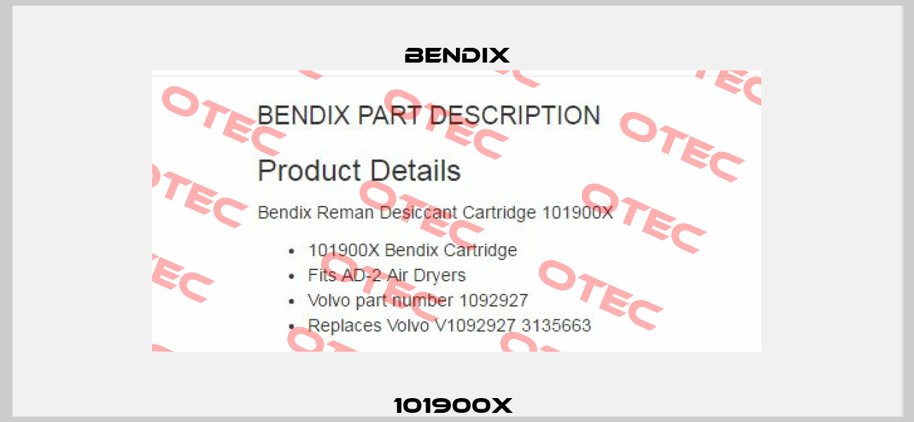 101900X  Bendix