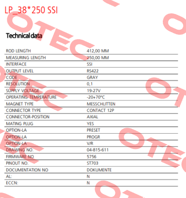307-01397 TR Electronic