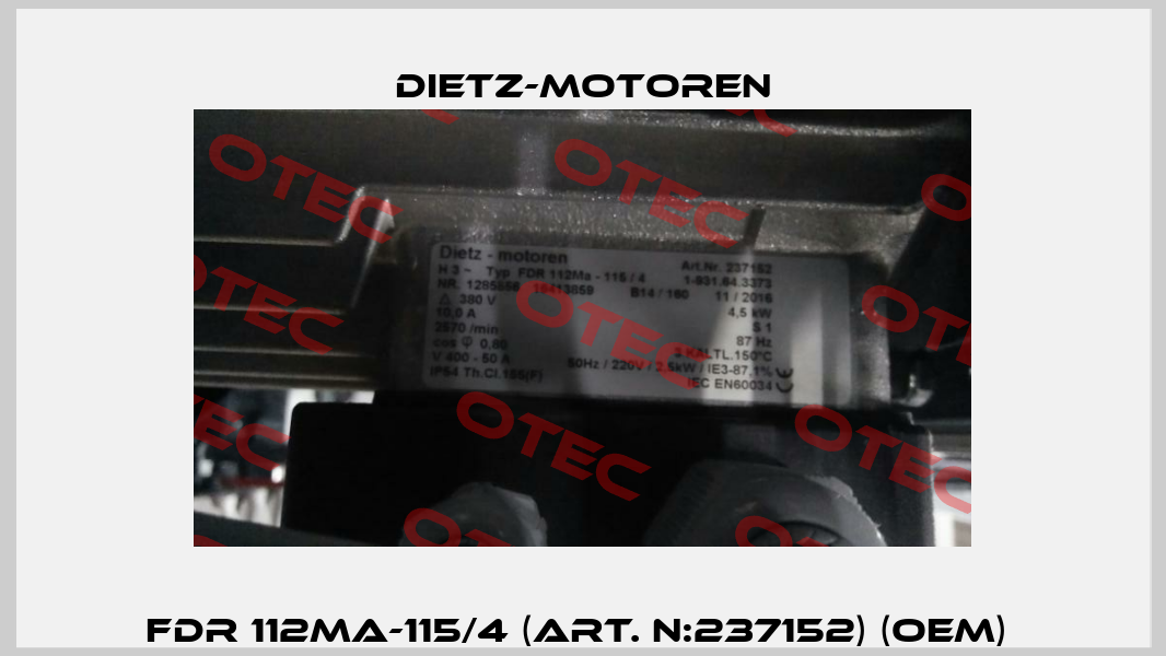 FDR 112Ma-115/4 (Art. N:237152) (OEM)  Dietz-Motoren