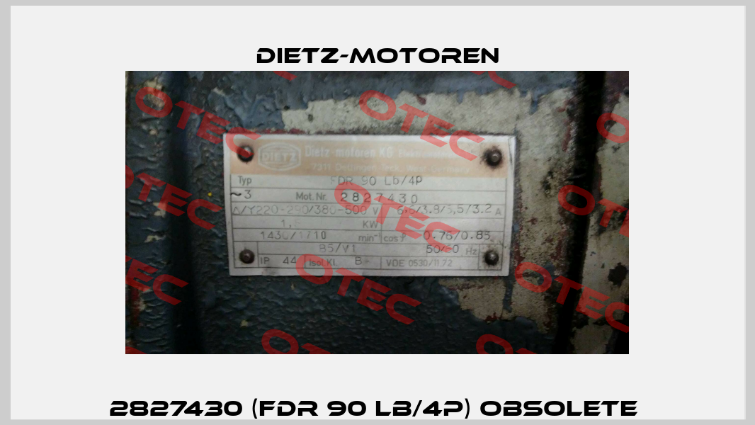 2827430 (FDR 90 Lb/4P) OBSOLETE  Dietz-Motoren