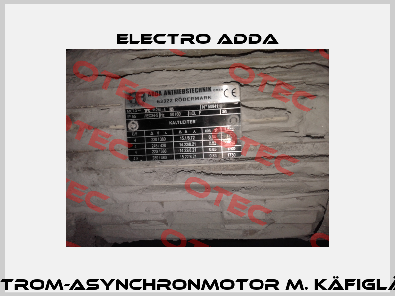 Drehstrom-Asynchronmotor m. Käfigläufer  Electro Adda
