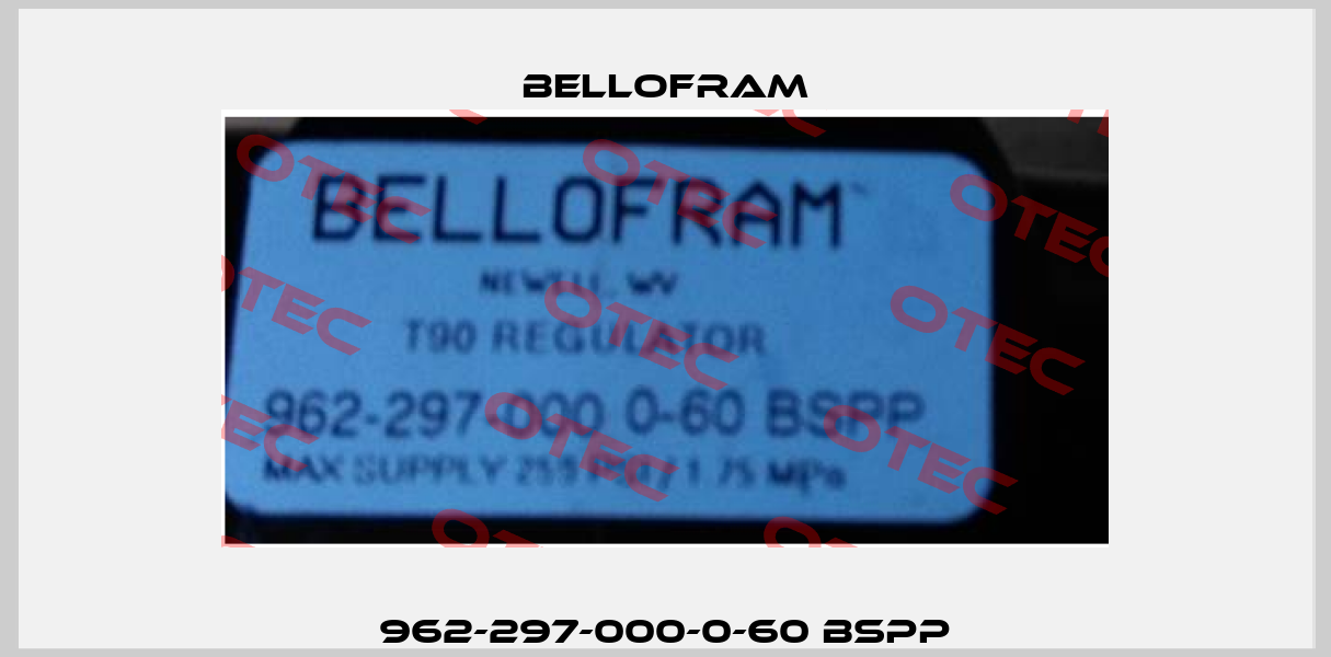 962-297-000-0-60 BSPP Bellofram