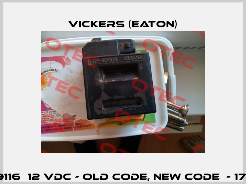 02-179116  12 VDC - old code, new code  - 172946  Vickers (Eaton)