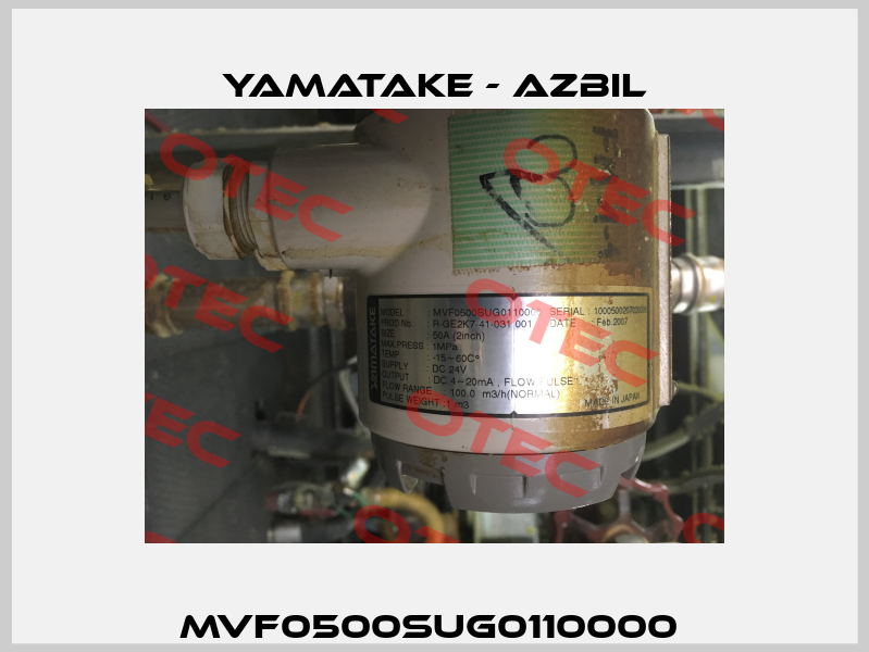 MVF0500SUG0110000  Yamatake - Azbil