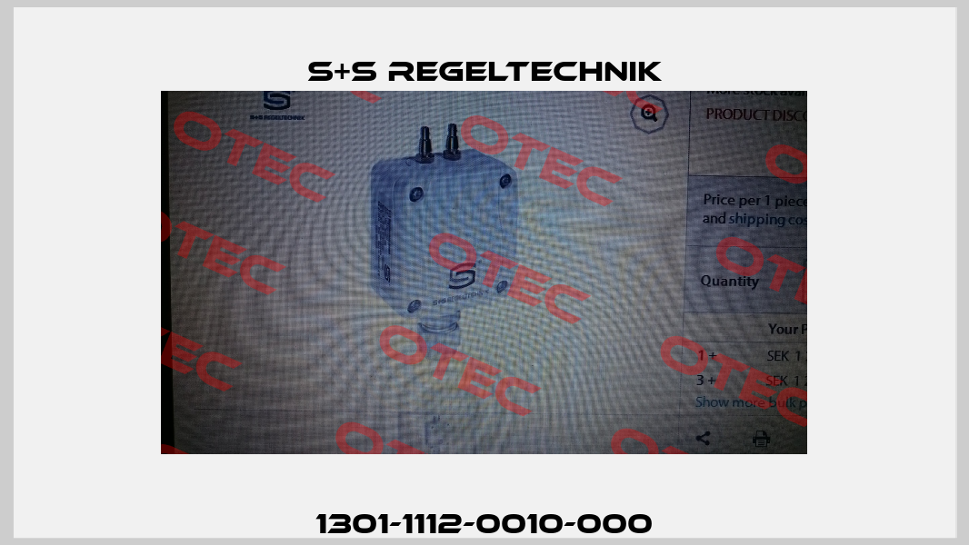 1301-1112-0010-000 S+S REGELTECHNIK