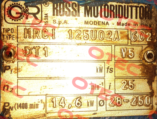 MR CI 125 UO2A  Rossi