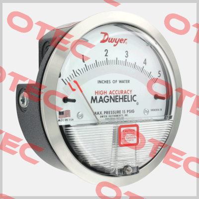 Art.-Nr.: 01-20.SKALA (4 ... 0 ... 4 inch of water) Magnehelic