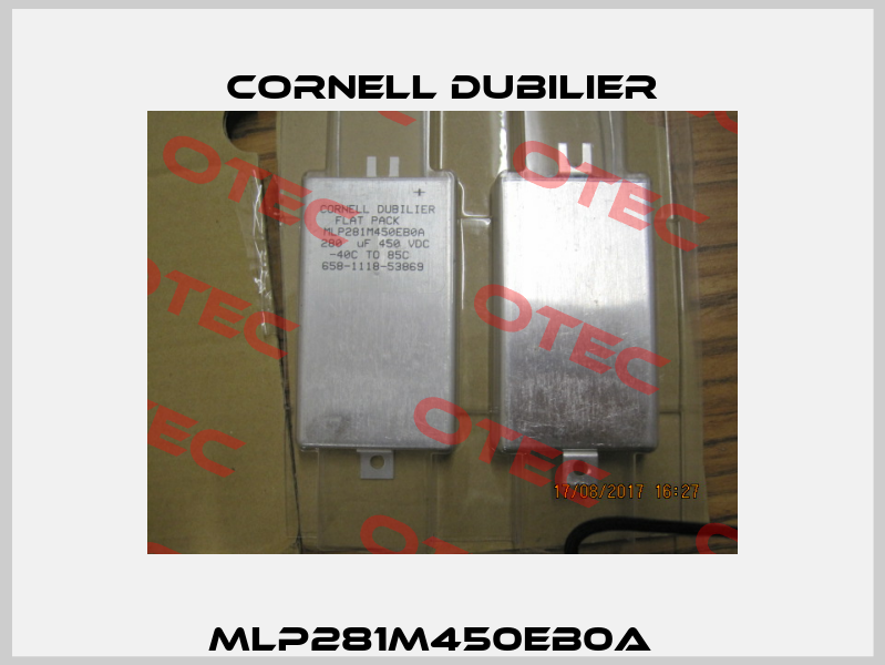 MLP281M450EB0A   Cornell Dubilier