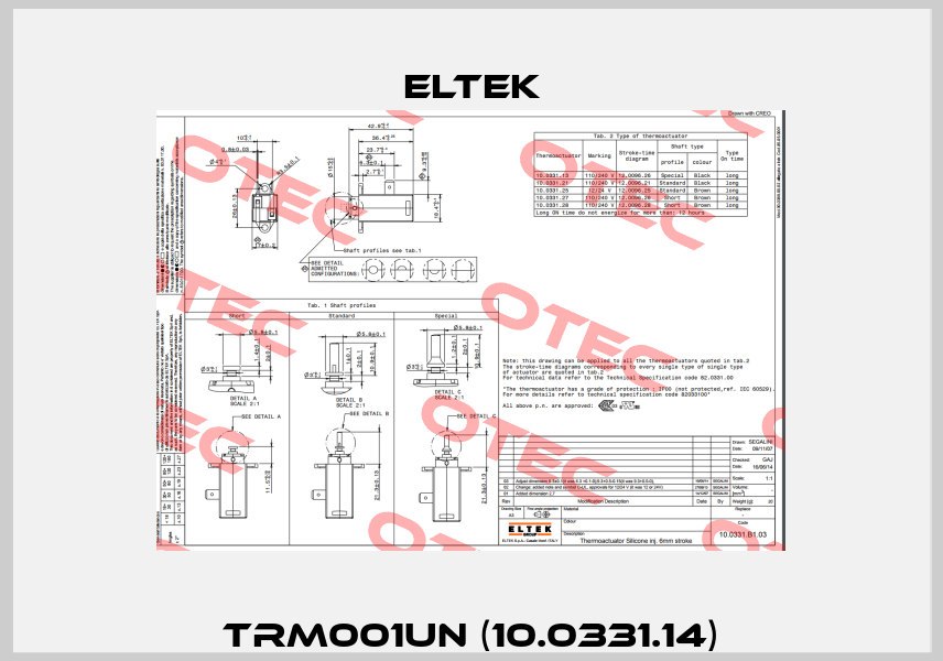 TRM001UN (10.0331.14) Eltek