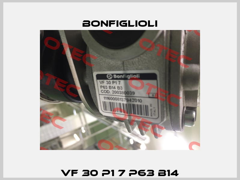 VF 30 P1 7 P63 B14 Bonfiglioli