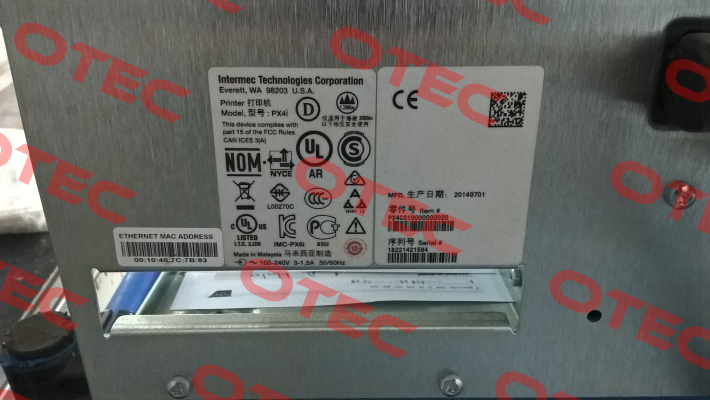 1-040083-900 Intermec (Honeywell)